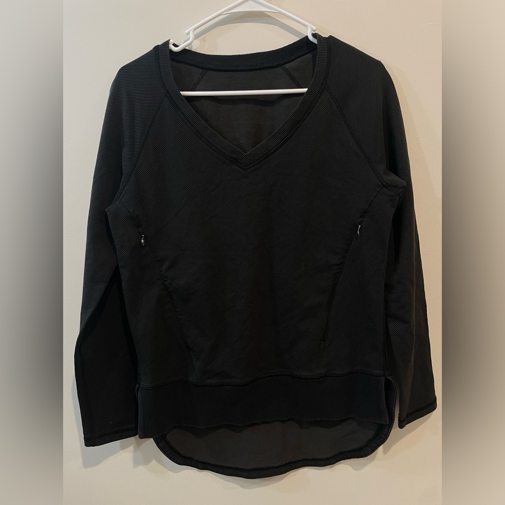 Lululemon After Asana V-Neck Pullover Sweatshirt